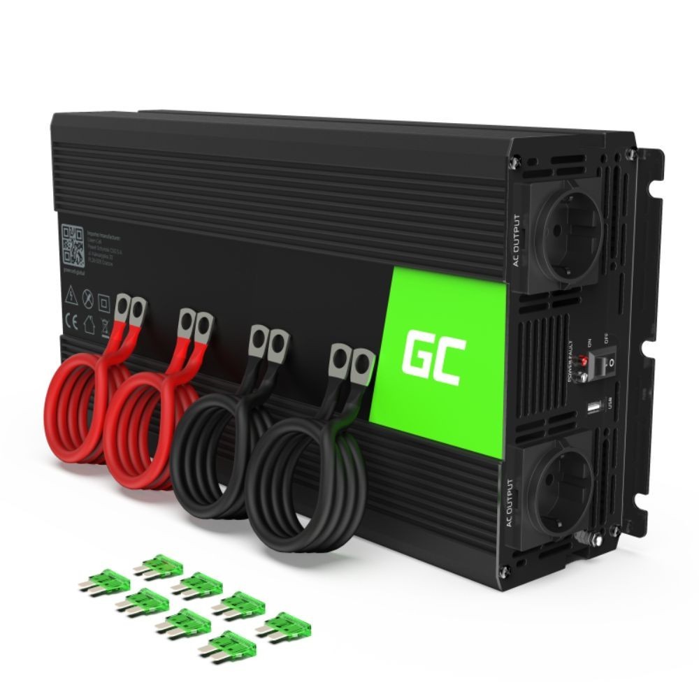 INVERSOR 24 VDC PARA 230VAC 3000W ONDA PURA GREEN CELL