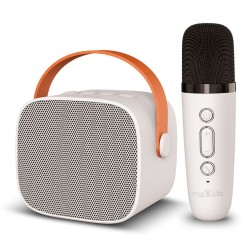 COLUNA PORTATIL BLUETOOTH 10W C/ MICROFONE AUX/USB/SD