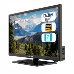 TV LED 22" FULL HD HDMI/USB 230/12V MANTA