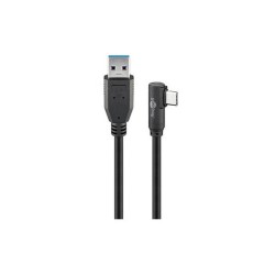 CABO USB-A / USB-C 3.0 ANGULAR 1MT