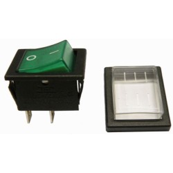 INTERRUPTOR COM LUZ VERDE COM CAPA