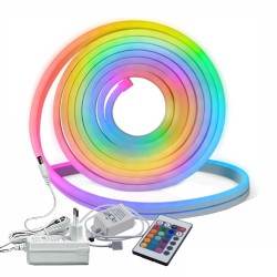 FITA LED TIPO NEON RGB 12V IP67 5MT