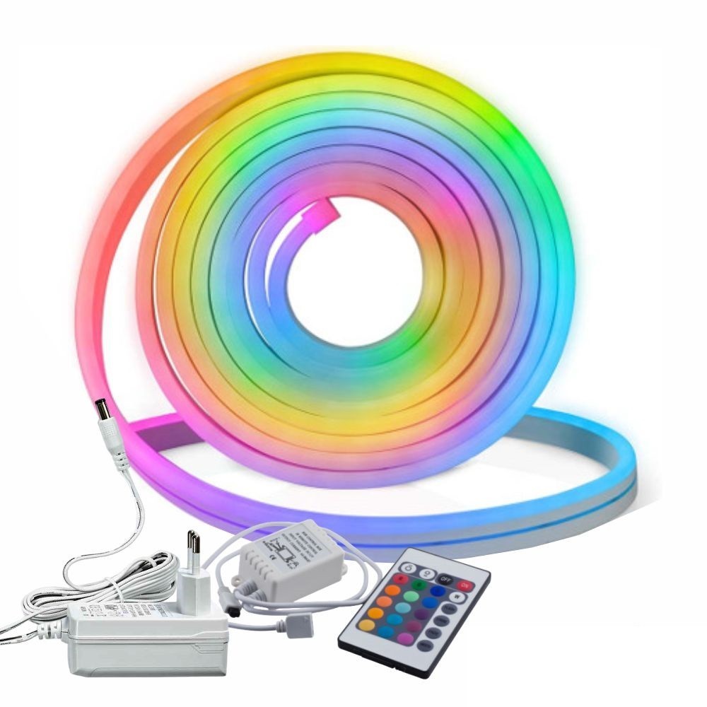 FITA LED TIPO NEON RGB 12V IP67 5MT
