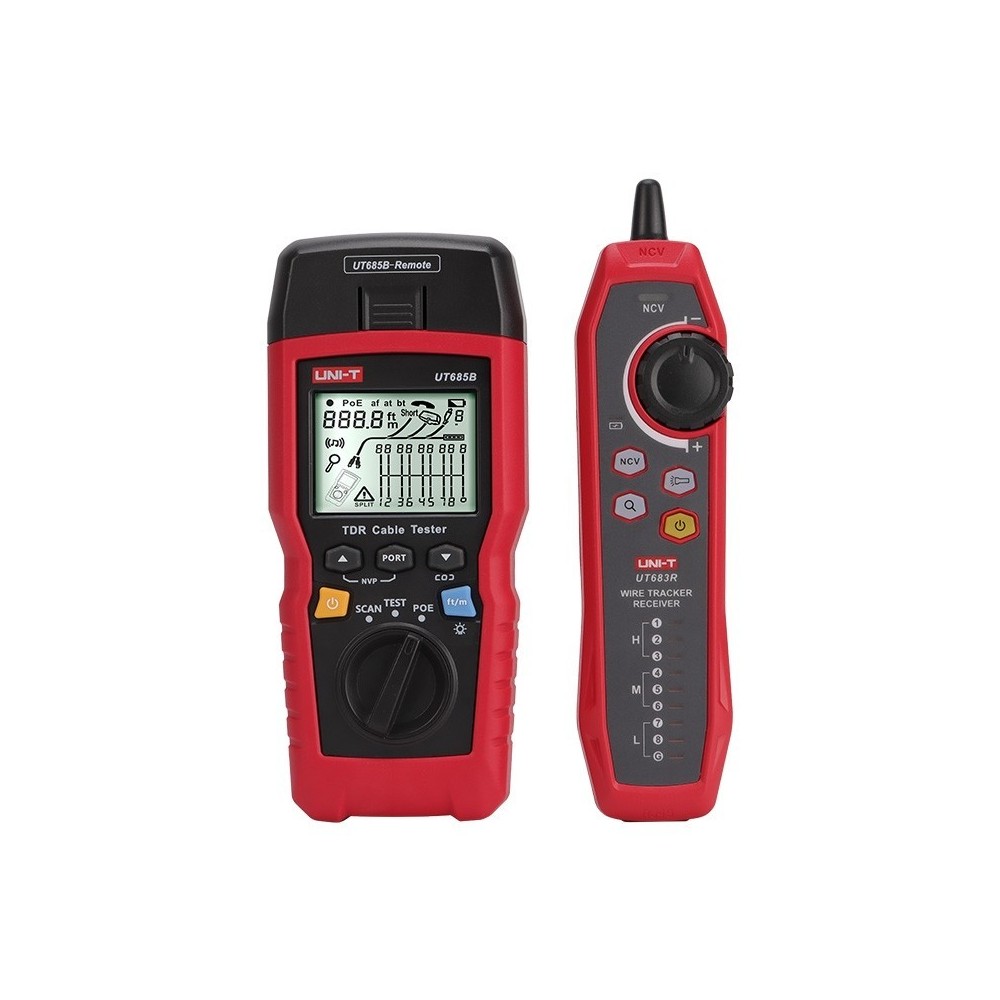 UNI-T UT685B KIT TESTADOR CABOS TDR E LOCALIZADOR CABOS