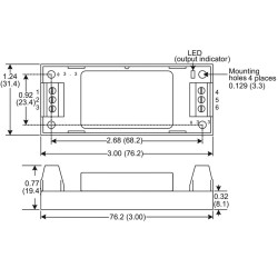 CONVERSOR DC/DC 9-36V 5V DC 20W