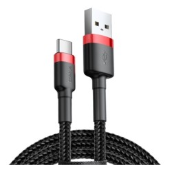 CABO USB-A 2.0 MACHO / USB-C RAPID CHARGE 0.5MT