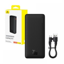 POWERBANK 20000mA QUICK CHARGE 2xUSB-A | USB-C | MICRO USB