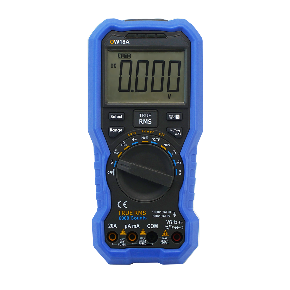 MULTIMETRO DIGITAL TRUE RMS 1000V CATIII