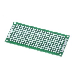 PLACA ENSAIO DUPLA FACE PONTOS 30x70mm