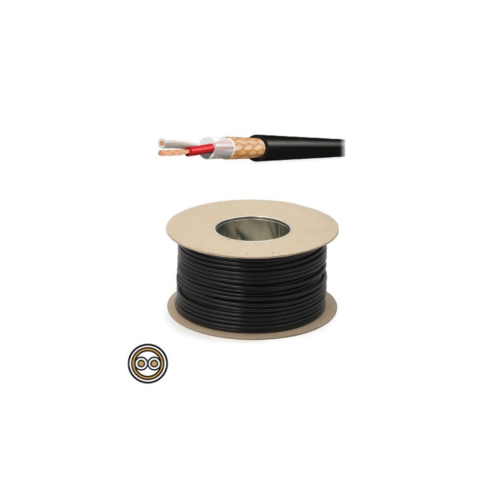 CABO INF. BLINDADO 2x0.22mm + MALHA (METRO)