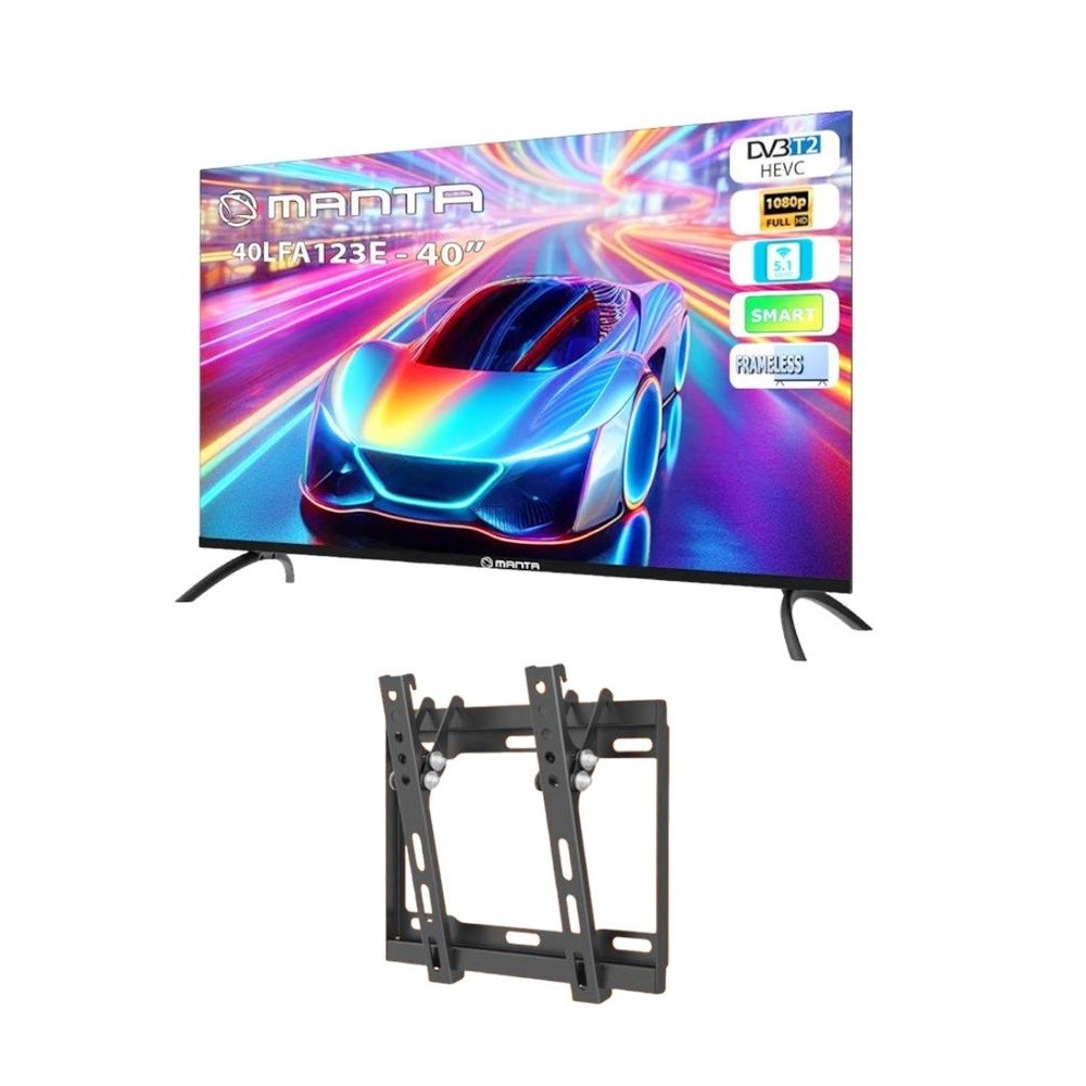 TV LED 40" C/ SUPORTE TV 13-42" MANTA