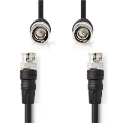 EXTENSAO BNC MACHO / BNC MACHO 1MT