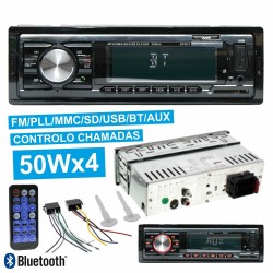 AUTO RADIO LCD 50Wx4 MP3 USB BLUETOOTH
