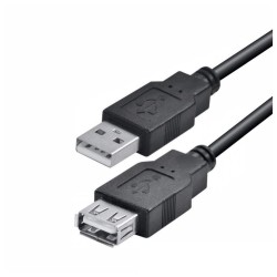 CABO USB-A 2.0 MACHO / USB-A FEMEA 5MTS