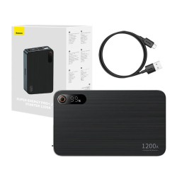 ARRANCADOR DE BATERIAS AUTO 1200A C/ 2 USB E LANTERNA