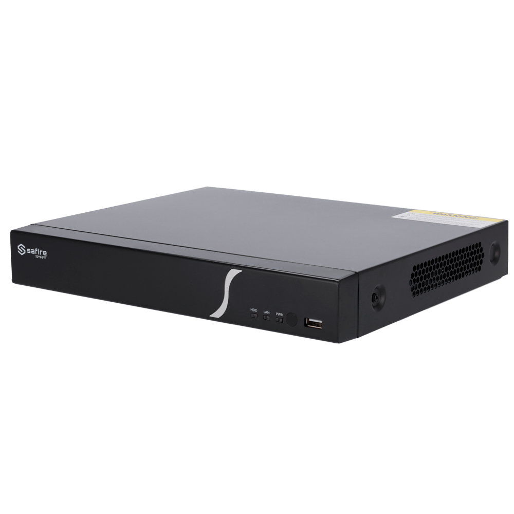 GRAVADOR / NVR SAPHIRE IP 8 CANAIS AI