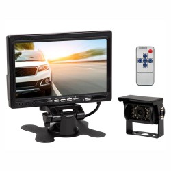 KIT CAMERA + MONITOR 7" PARA AUTO 12-24VDC