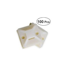 SUPORTE ADESIVO PASSA FIOS 3.6mm (PACK 100 UNIDADES)