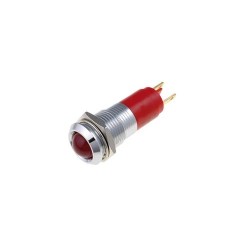 AVISADOR LED VERMELHO 24-28VDC 14,2mm IP67