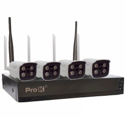 KIT VIGILANCIA WIFI 4 CAMERAS IP66 + NVR