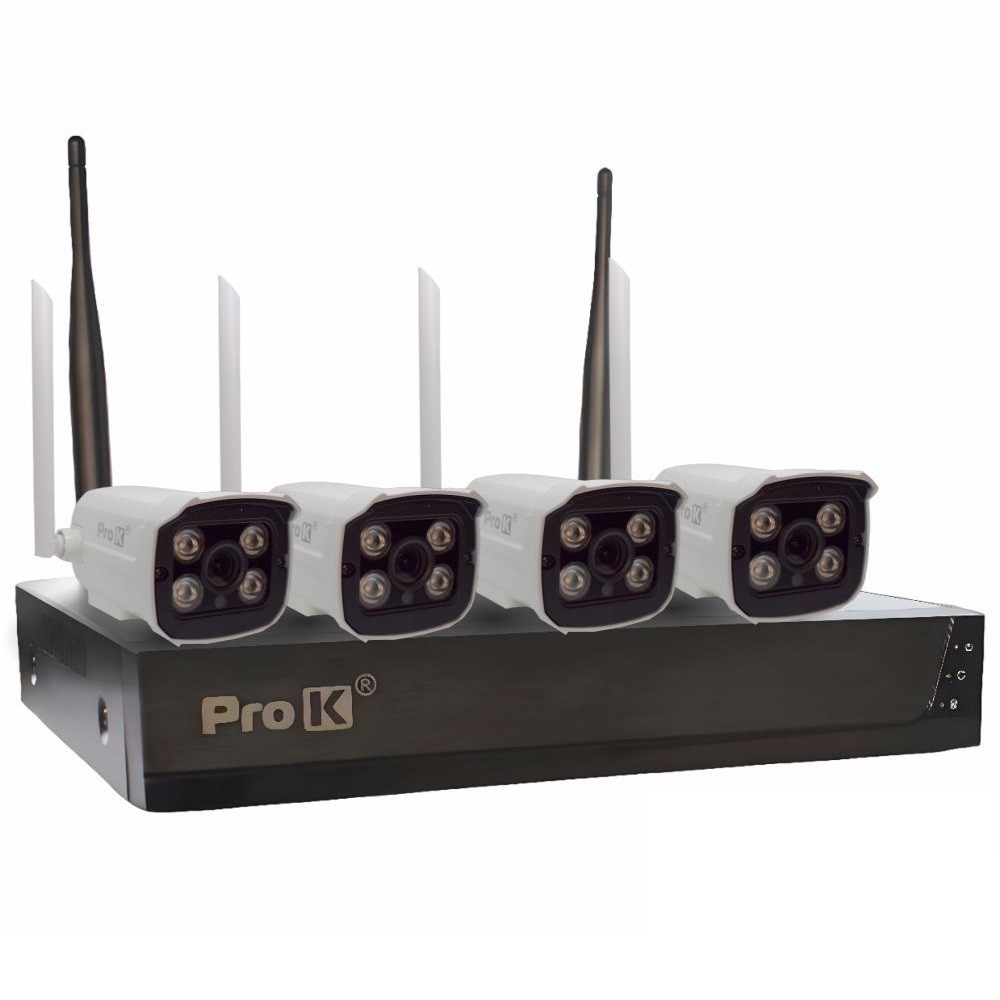 KIT VIGILANCIA WIFI 4 CAMERAS IP66 + NVR