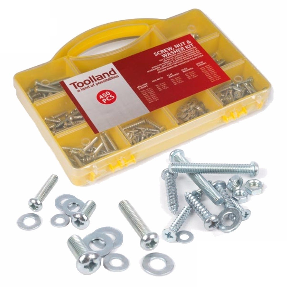 CONJUNTO 450 PORCAS ANILHAS E PARAFUSOS
