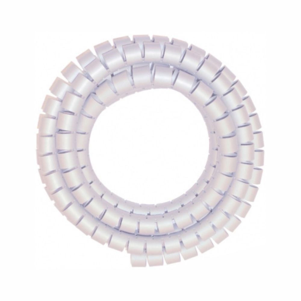 ORGANIZADOR DE CABOS TRANSPARENTE 15mm 10MTS