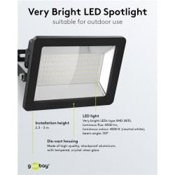 PROJECTOR LED 100W 240V 4000K IP65