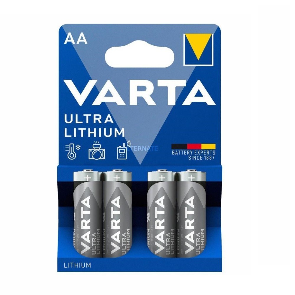 PACK 4xLR6 AA ULTRA LITIO VARTA