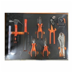CARRINHO FERRAMENTAS C/ 3 GAVETAS + 73 PECAS