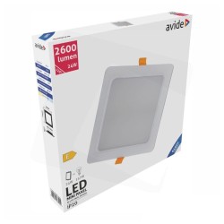PAINEL LED QUADRADO ENCASTRAR Ø220 24W 6500K