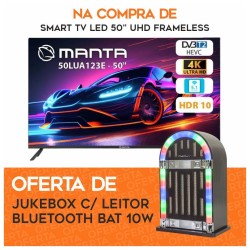 SMART TV LED 50" MANTA + OFERTA JUKEBOX VINTAGE