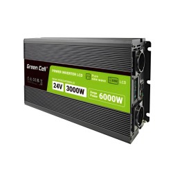 INVERSOR 24 VDC PARA 230VAC 3000W ONDA PURA C/ LCD