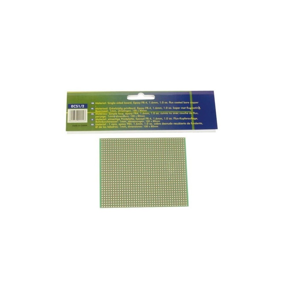 PLACA CIRCUITO IMPRESSO PERFURADA LINHAS 100x800mm