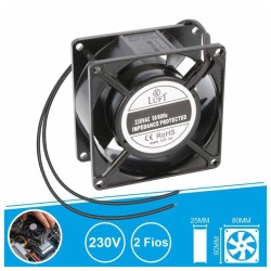 VENTILADOR 230V 80x80x25mm