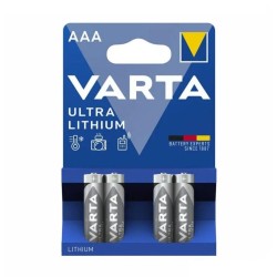 PACK 4xLR3 AAA ULTRA LITIO VARTA