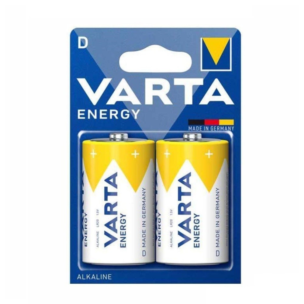 PACK 2 PILHAS ALCALINAS 1,5V LR20