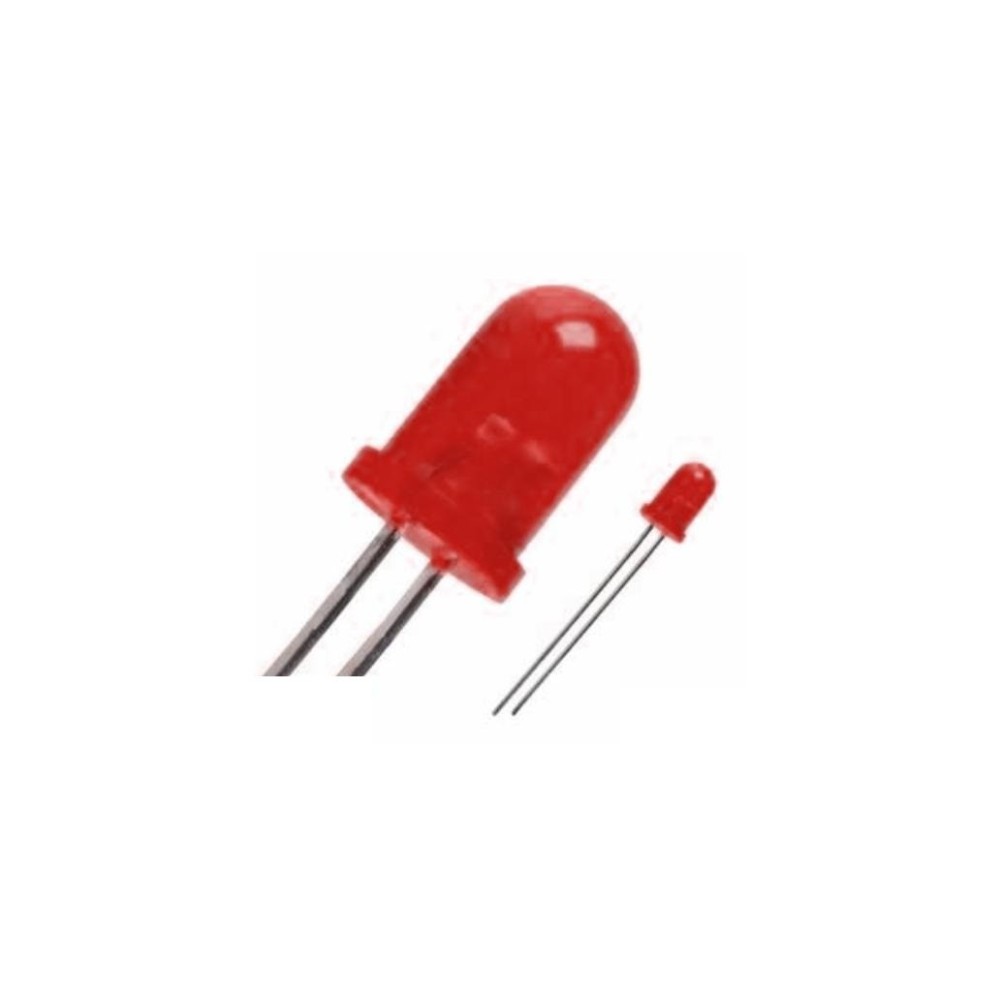 LED 10mm VERMELHO