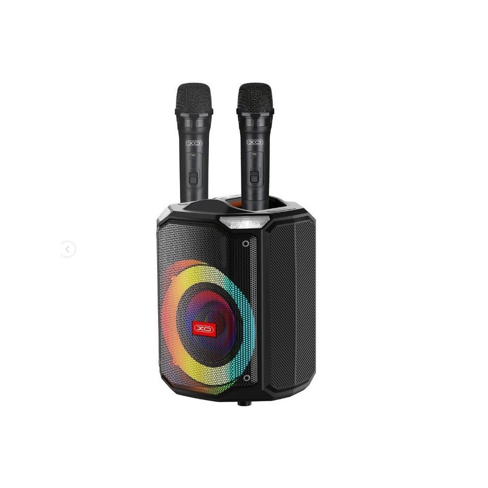 COLUNA AMPLIFICADA USB/SD/AUX/BT + 2 MICROFONES