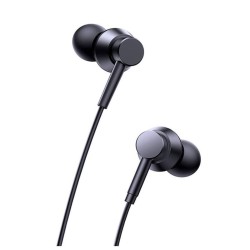 AURICULARES STEREO C/ JACK 3.5 C/ MICRO PRETOS