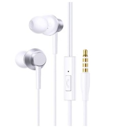 AURICULARES STEREO C/ JACK 3.5 C/ MICRO BRANCOS