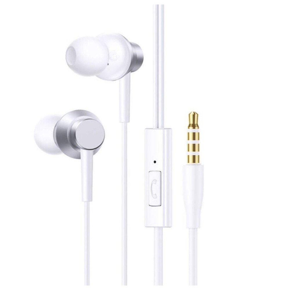 AURICULARES STEREO C/ JACK 3.5 C/ MICRO BRANCOS