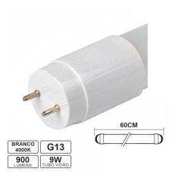 LAMPADA T8 LED 230V 9W 90cm 4000K PLASTICO