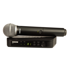 SISTEMA WIRELESS MICROFONE DE MAO SM58 518-542MHZ  SHURE