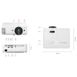 VIDEOPROJECTOR WXGA 4500 LUMENS VIEWSONIC PA700W
