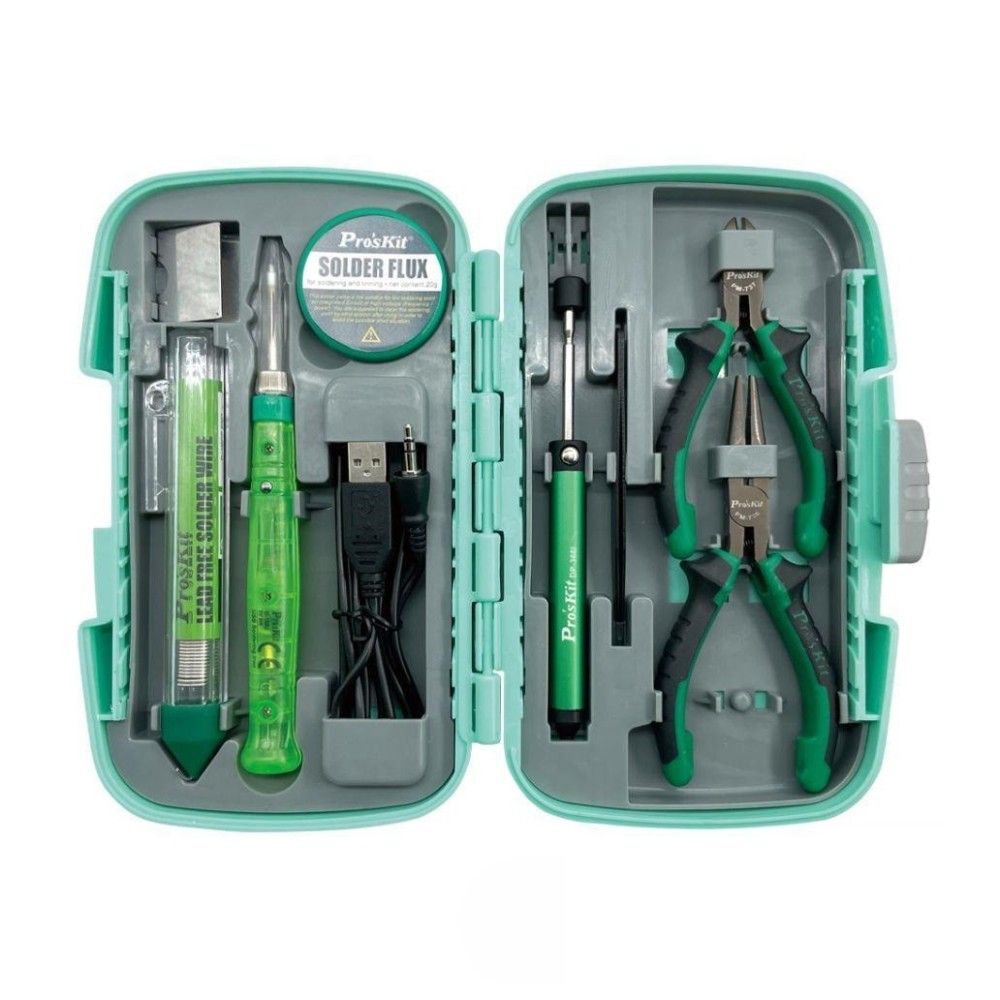 KIT FERRAMENTAS SOLDADURA 8 PECAS PROSKIT