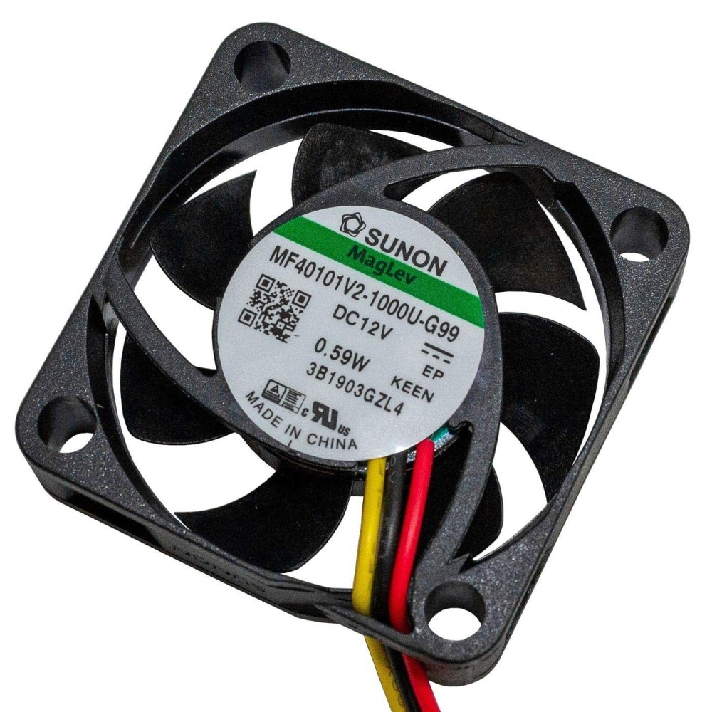 VENTILADOR 12VDC 40x40x10mm 3 PINOS SUNON