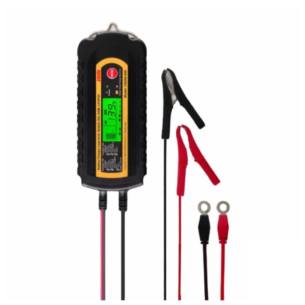 CARREGADOR BATERIAS CHUMBO 12-24V LiFePO4 5-144A