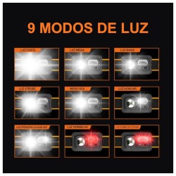 LANTERNA CABEÇA LED 5W