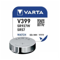 PILHA OXIDO PRATA V399/SR927W/SR57 1.55V P/ RELOGIO